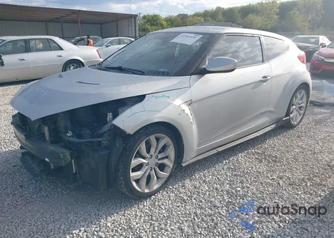 2012 Hyundai Veloster Base W/Gray z USA, uszkodzony, nr VIN KMHTC6ADXCU043777